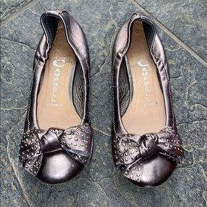 Jeffrey Campbell Haley Stud Bow Ballet Flats Sz 5